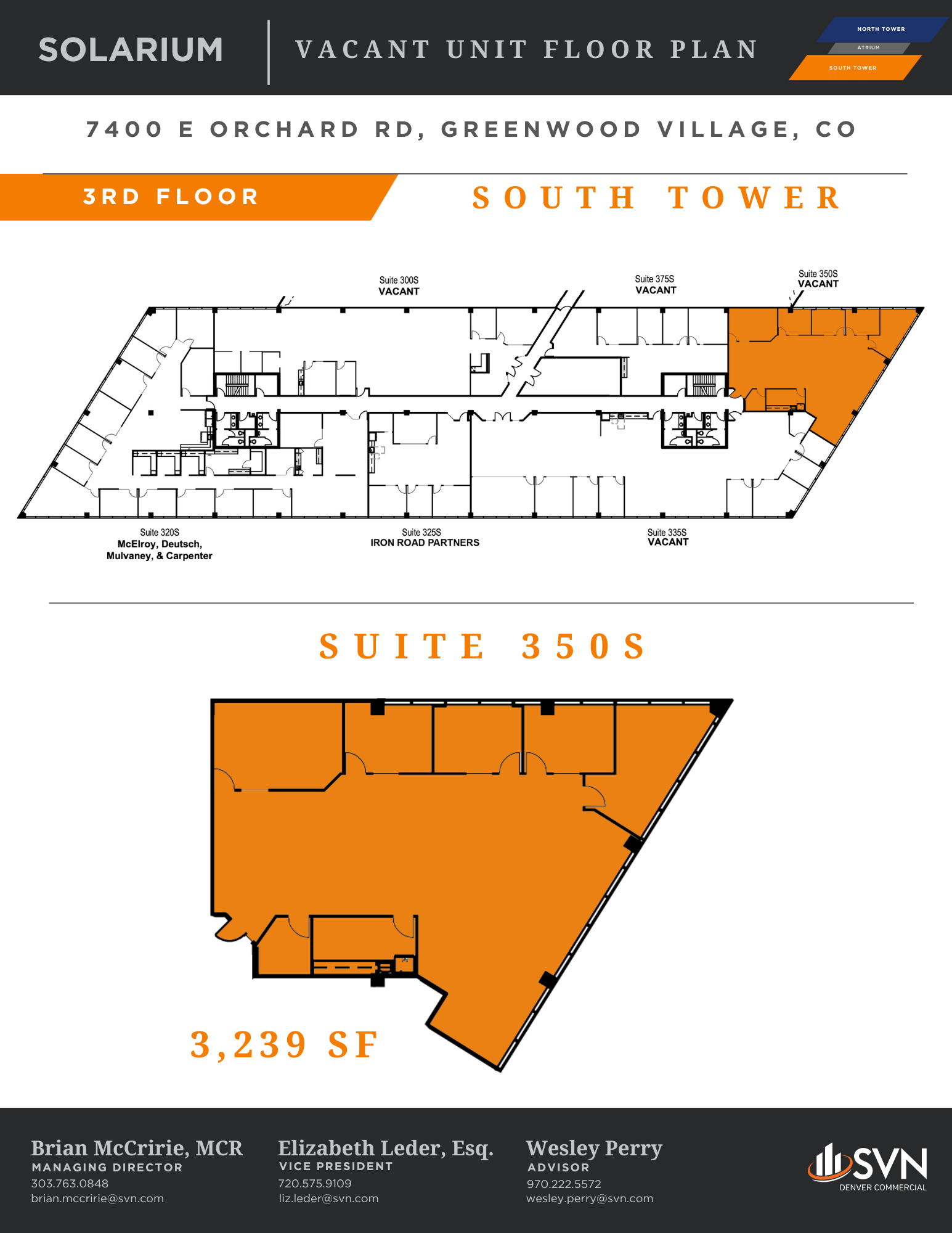 7400 E Orchard Rd, Greenwood Village, CO for lease Floor Plan- Image 1 of 1