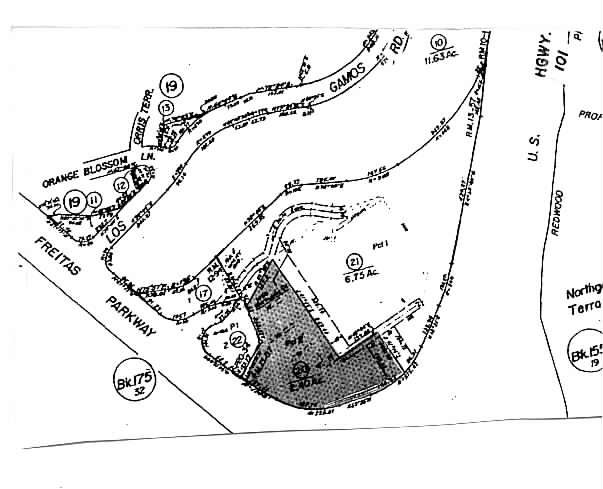 1050 Northgate Dr, San Rafael, CA for lease - Plat Map - Image 2 of 9