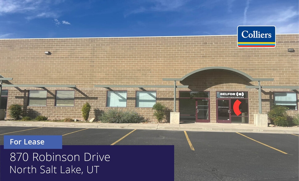 870 W Robinson Dr, North Salt Lake, UT for lease - Building Photo - Image 1 of 13