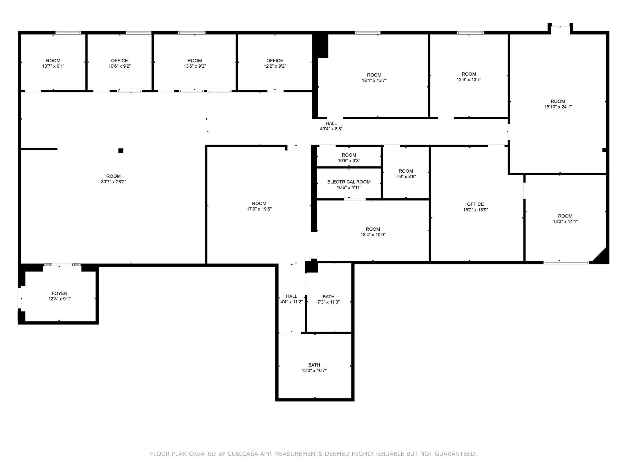 112 E Ellen St, Fenton, MI for lease Floor Plan- Image 1 of 4