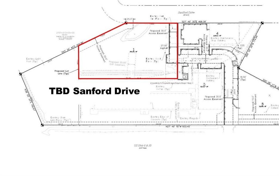 TBD Sanford Dr, Grand Junction, CO for lease - Floor Plan - Image 1 of 8