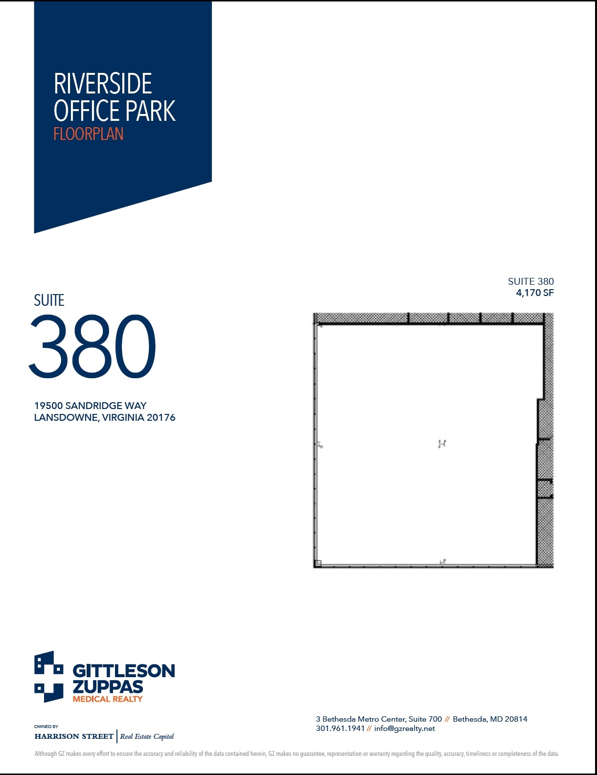 19500 Sandridge Way, Leesburg, VA for lease Floor Plan- Image 1 of 1