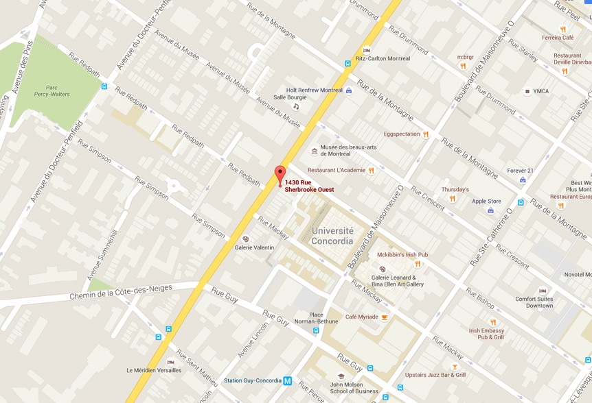 1428-1430 Rue Sherbrooke O O, Montréal, QC for lease - Building Photo - Image 3 of 4