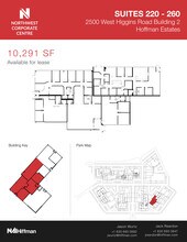 2500 W Higgins Rd, Hoffman Estates, IL for lease Floor Plan- Image 2 of 2