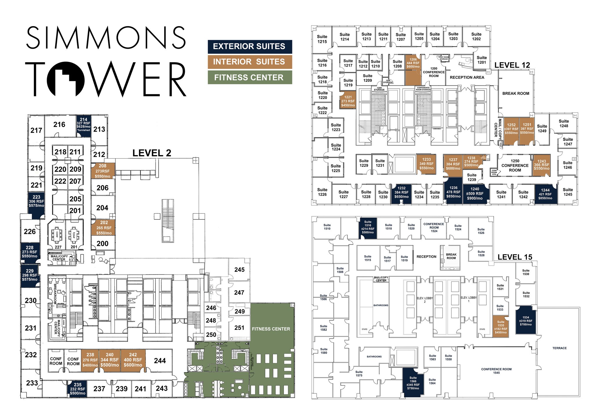 425 W Capitol Ave, Little Rock, AR for lease Floor Plan- Image 1 of 10