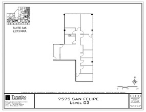 7575 San Felipe, Houston, TX for lease Site Plan- Image 1 of 1