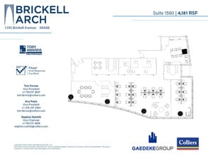 1395 Brickell Ave, Miami, FL for lease Floor Plan- Image 1 of 1