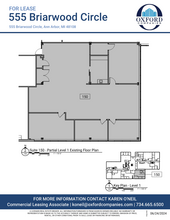 555 Briarwood Cir, Ann Arbor, MI for lease Floor Plan- Image 2 of 5