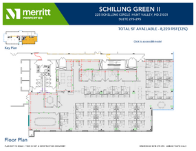 215 Schilling Cir, Hunt Valley, MD for lease Floor Plan- Image 2 of 2