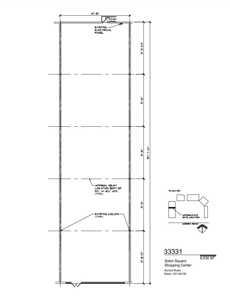 33311-33631 Aurora Rd, Solon, OH for lease Floor Plan- Image 1 of 1