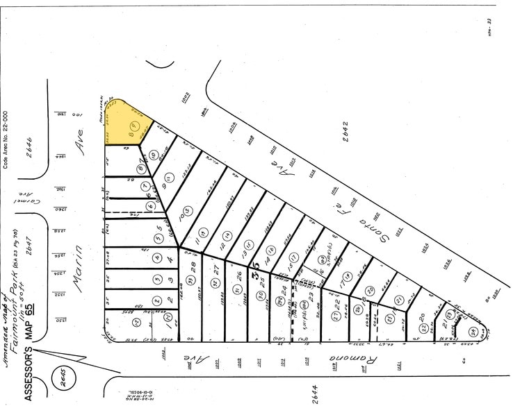 1370 Marin Ave, Albany, CA for sale - Plat Map - Image 1 of 1
