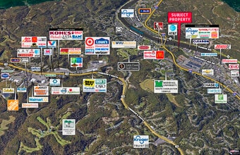 90 MacCorkle Ave, South Charleston, WV - AERIAL  map view