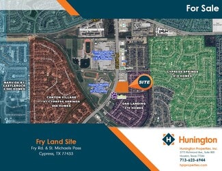 More details for Fry Rd & Saint Michaels Pass, Cypress, TX - Land for Sale