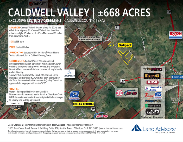 Fm 2720, Maxwell, TX for sale - Primary Photo - Image 1 of 1