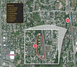 3521 N University Ave, Provo, UT - aerial  map view