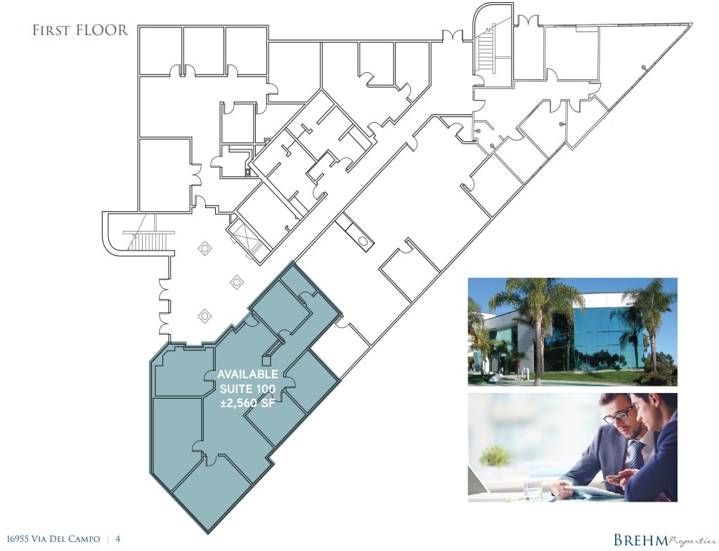 16955 Via del Campo, San Diego, CA for lease Floor Plan- Image 1 of 1