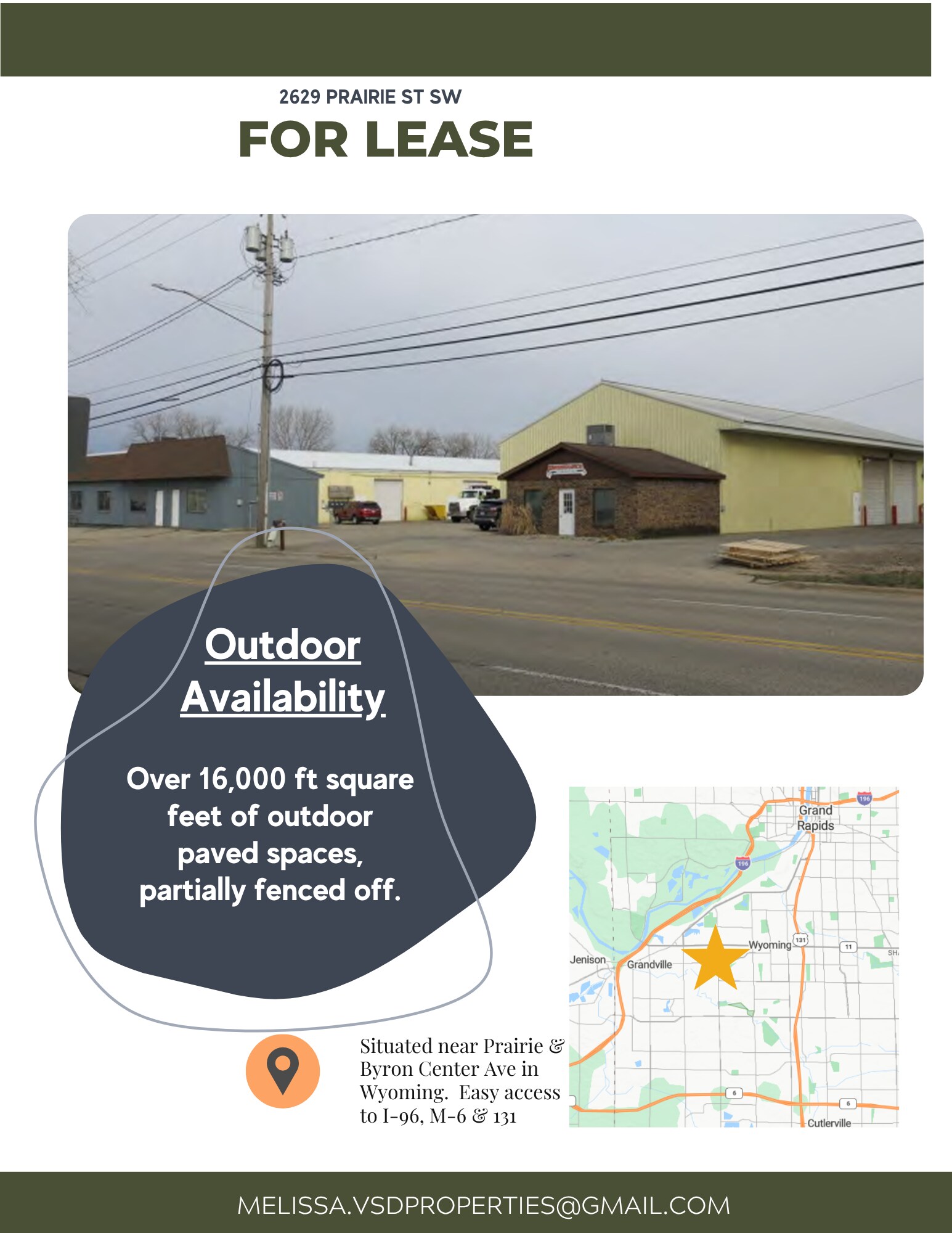 2629 Prairie St SW, Wyoming, MI for lease Other- Image 1 of 1