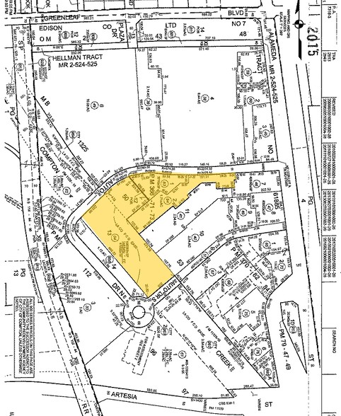 200-208 Towne Center Dr, Compton, CA for lease - Plat Map - Image 2 of 8