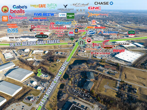 2127 E Parrish Ave, Owensboro, KY - aerial  map view