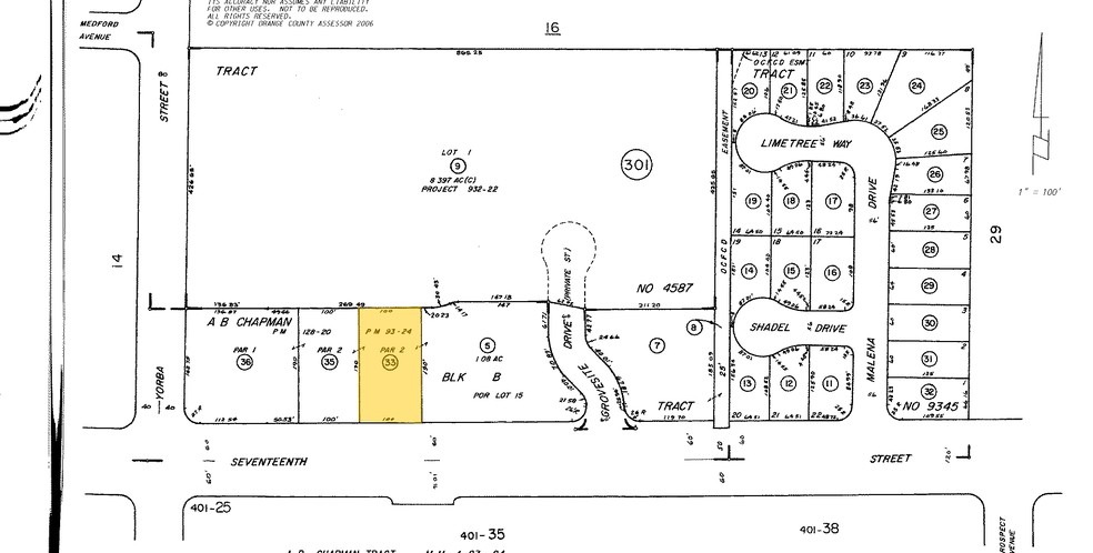 17561 17th St, Tustin, CA for sale - Plat Map - Image 2 of 19