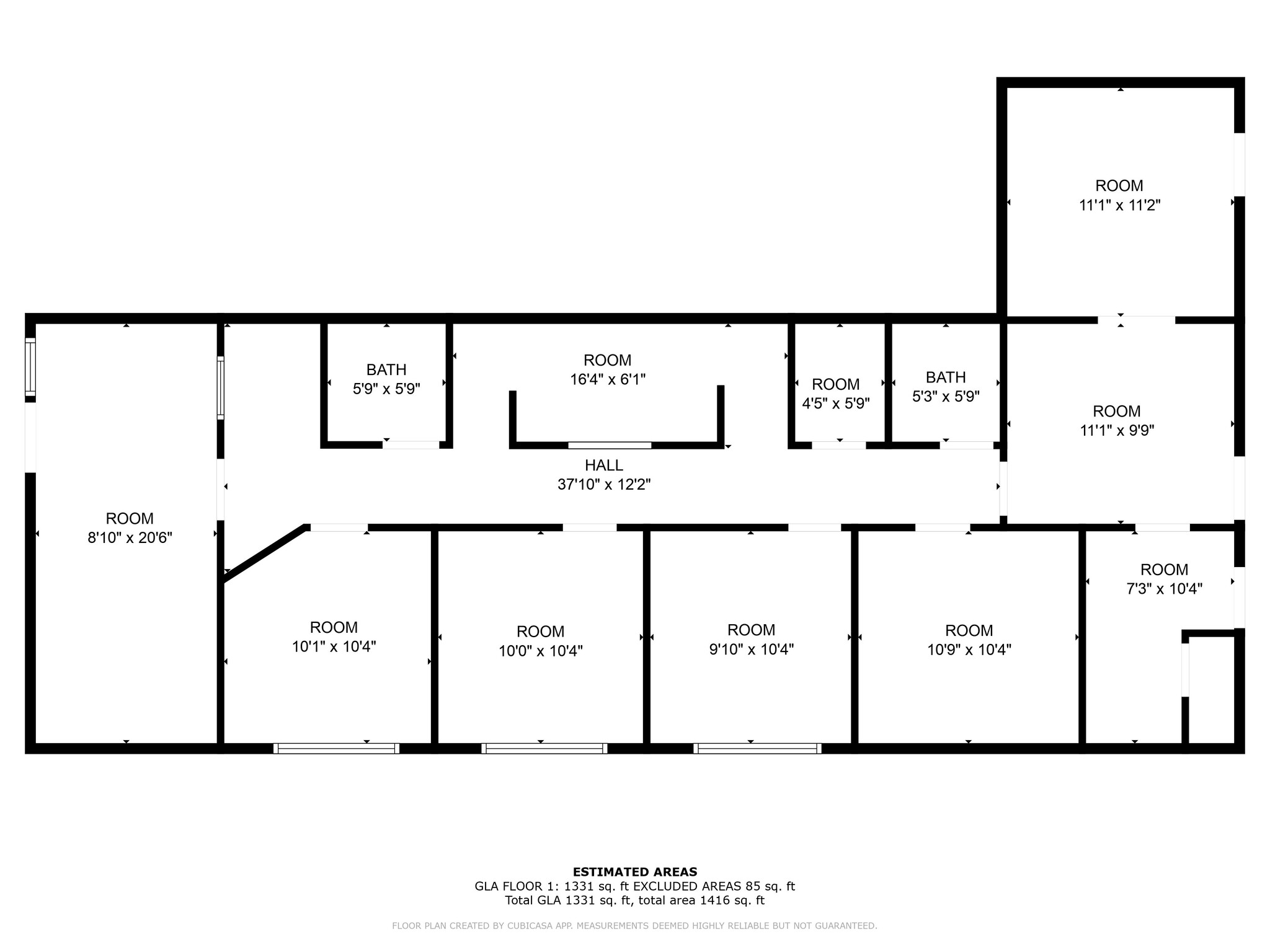 1291 S Byrd Ave, Shepherd, TX for lease Floor Plan- Image 1 of 4