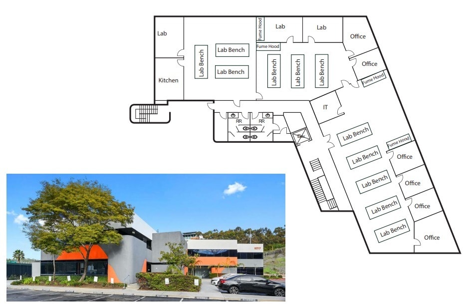 10717 Sorrento Valley Rd, San Diego, CA for lease Floor Plan- Image 1 of 1