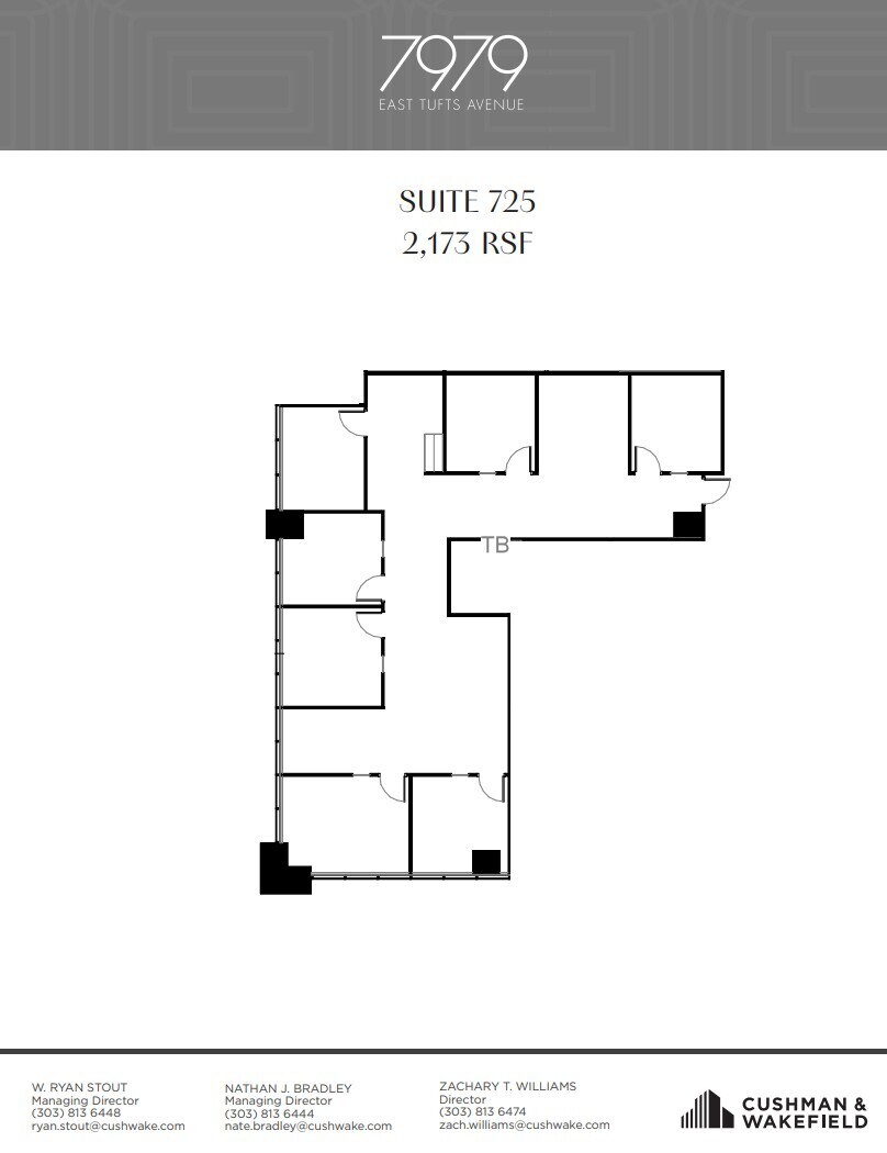 7979 E Tufts Ave, Denver, CO for lease Floor Plan- Image 1 of 1