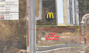 S Zarzamora -1, San Antonio, TX - aerial  map view