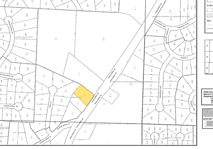 4521 Wade Green Rd, Acworth, GA for sale - Plat Map - Image 3 of 5