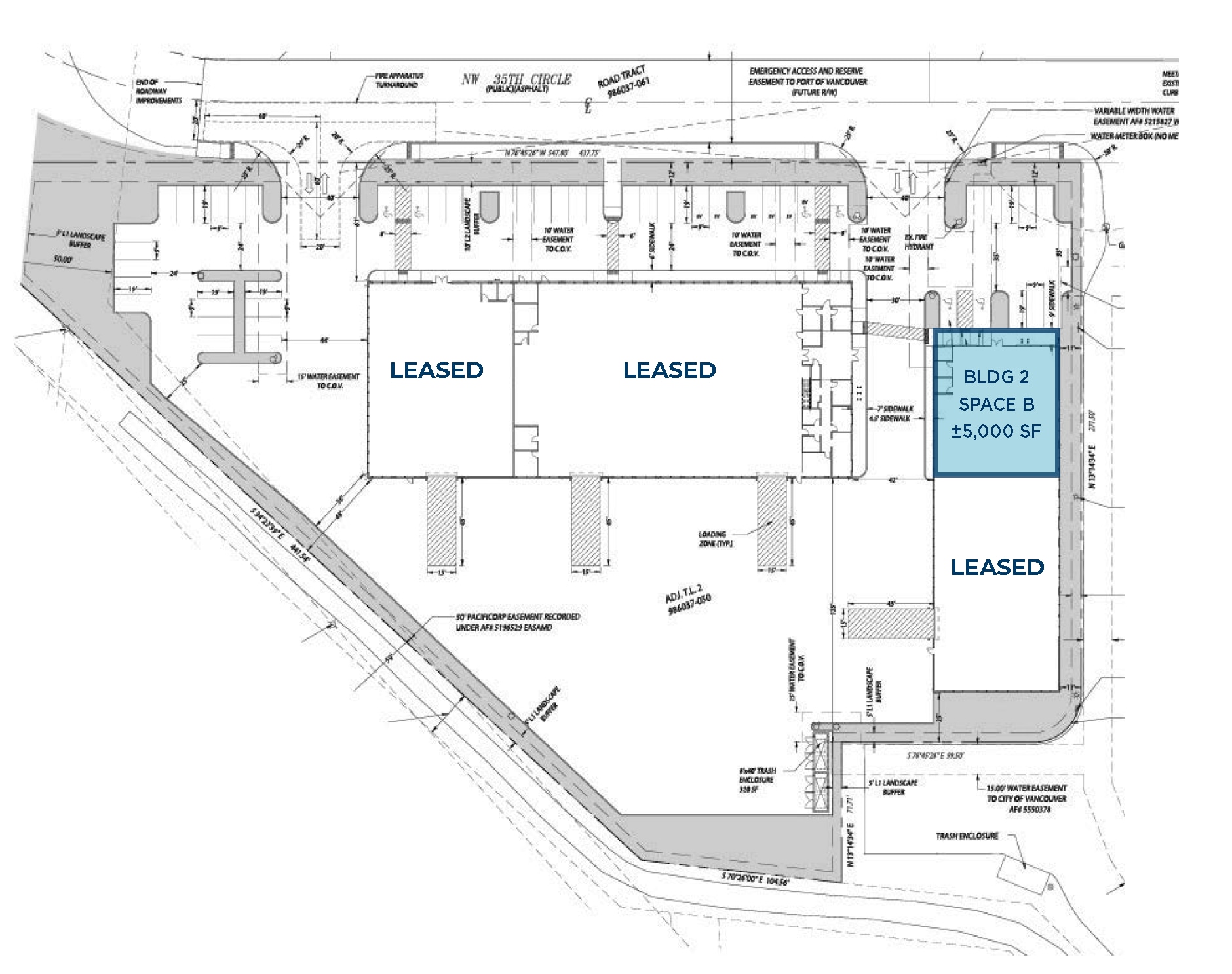 3333 NW 35th St, Vancouver, WA for lease Site Plan- Image 1 of 1