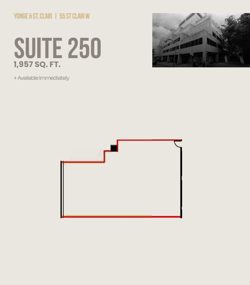 55 St Clair Ave W, Toronto, ON for lease Floor Plan- Image 1 of 1