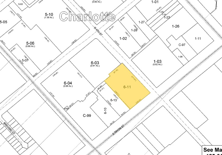 200 S Tryon St, Charlotte, NC for lease - Plat Map - Image 2 of 23