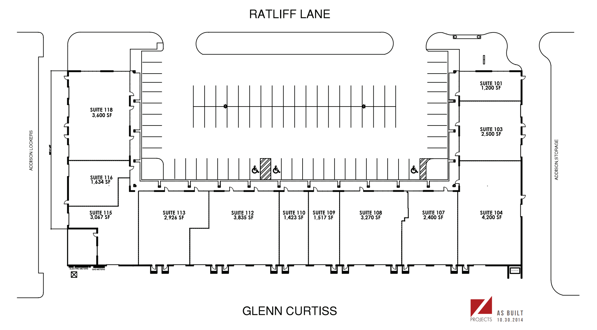 4500 Ratliff Ln, Addison, TX for lease Floor Plan- Image 1 of 1