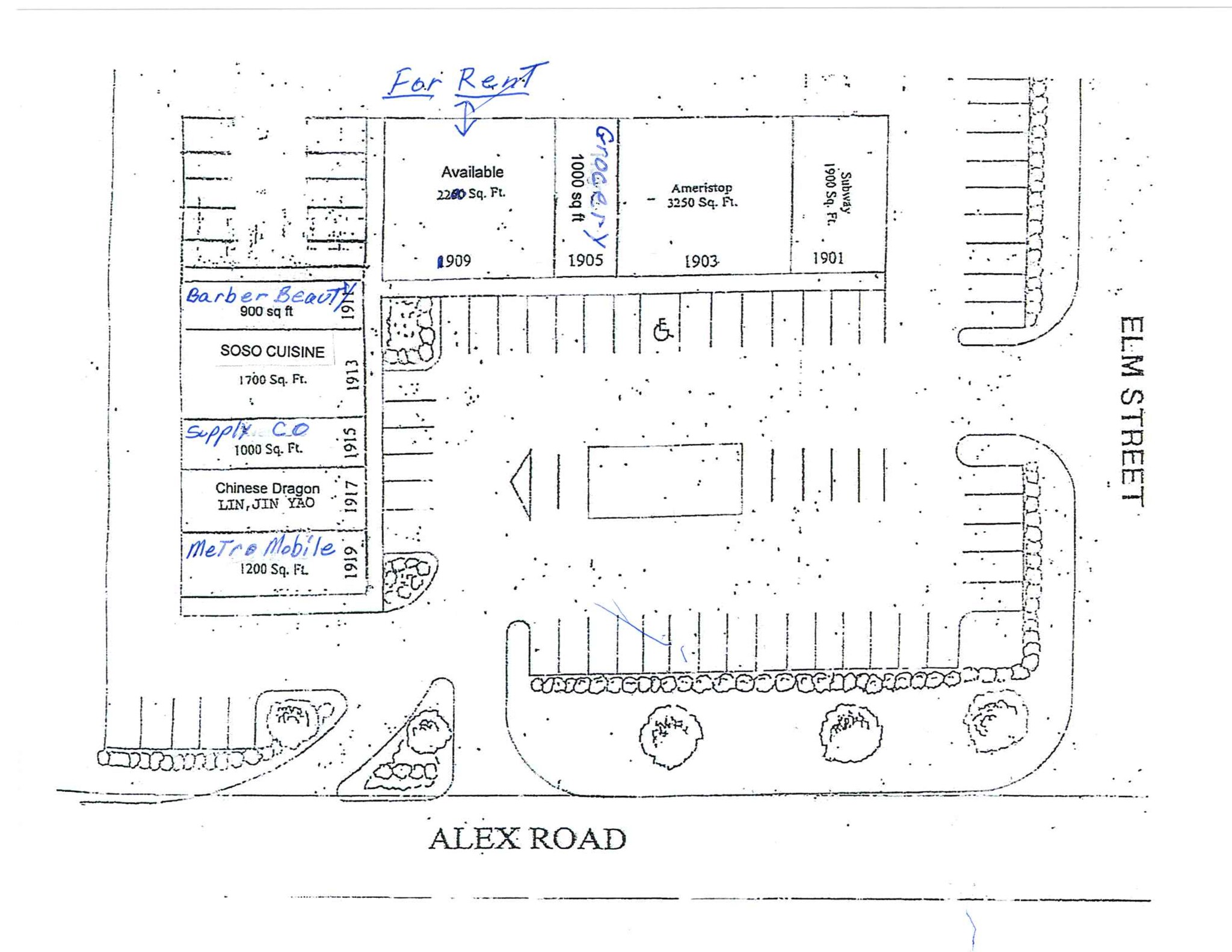 1901-1909 S Alex Rd, West Carrollton, OH for lease Site Plan- Image 1 of 4