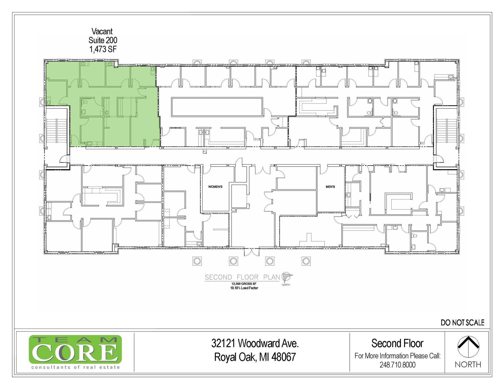 32121 Woodward Ave, Royal Oak, MI for lease Floor Plan- Image 1 of 1