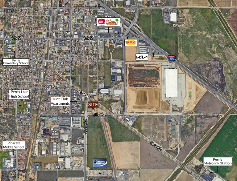 1350 Case Rd, Perris, CA for lease - Aerial - Image 3 of 3