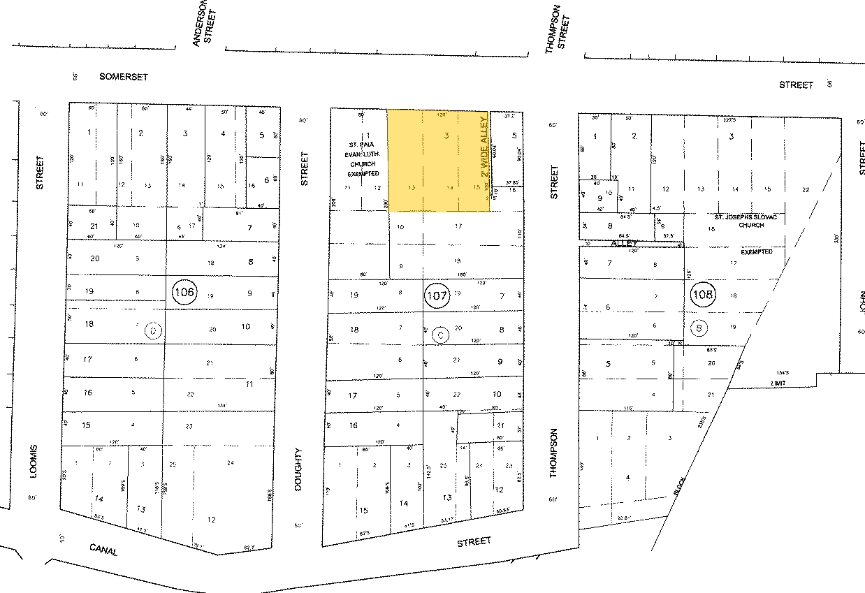 9 W Somerset St, Raritan, NJ for sale Plat Map- Image 1 of 1