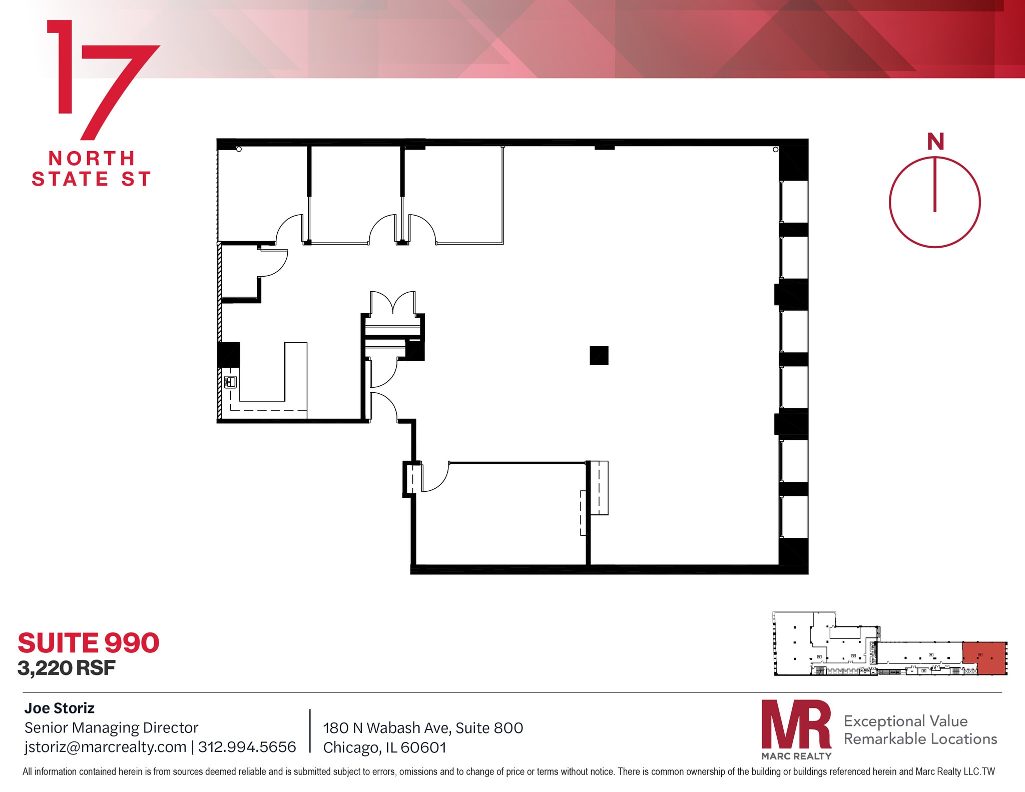 17 N State St, Chicago, IL for lease Floor Plan- Image 1 of 1