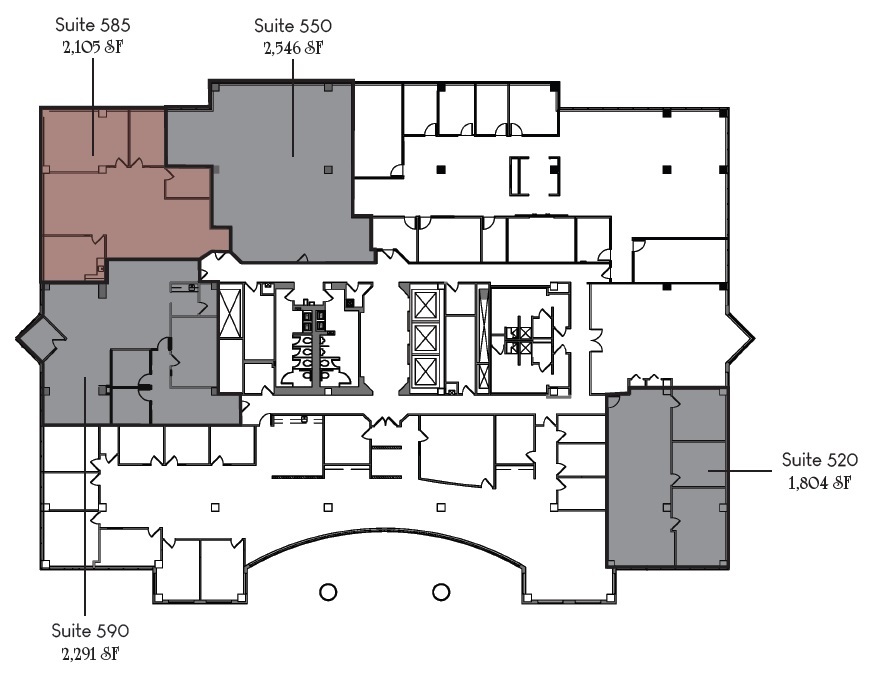 12647 Olive Blvd, Creve Coeur, MO for lease Floor Plan- Image 1 of 1