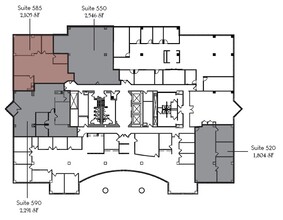 12647 Olive Blvd, Creve Coeur, MO for lease Floor Plan- Image 1 of 1