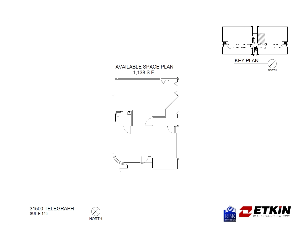 31500 Telegraph Rd, Bingham Farms, MI for lease Floor Plan- Image 1 of 2