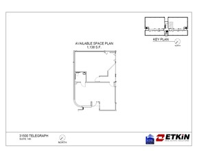 31500 Telegraph Rd, Bingham Farms, MI for lease Floor Plan- Image 1 of 2