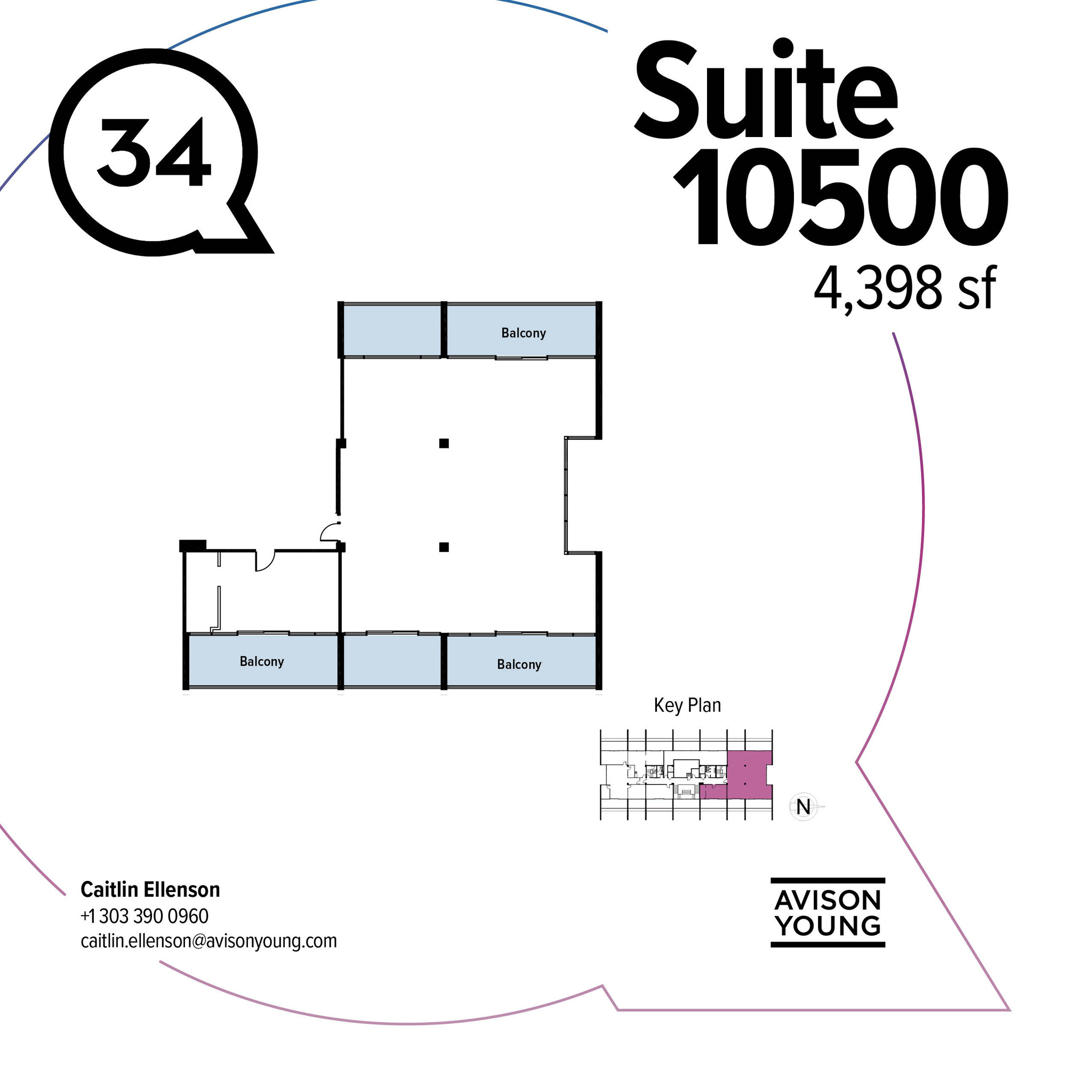 3401 Quebec St, Denver, CO for lease Floor Plan- Image 1 of 2