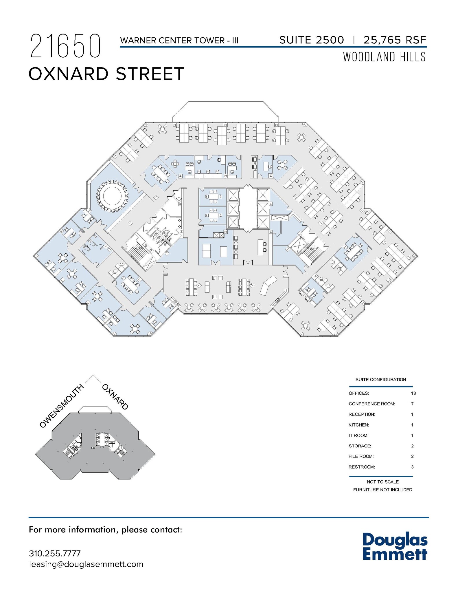 21650 Oxnard St, Woodland Hills, CA for lease Floor Plan- Image 1 of 1