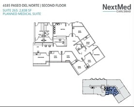 6183 Paseo del Norte, Carlsbad, CA for lease Floor Plan- Image 1 of 1