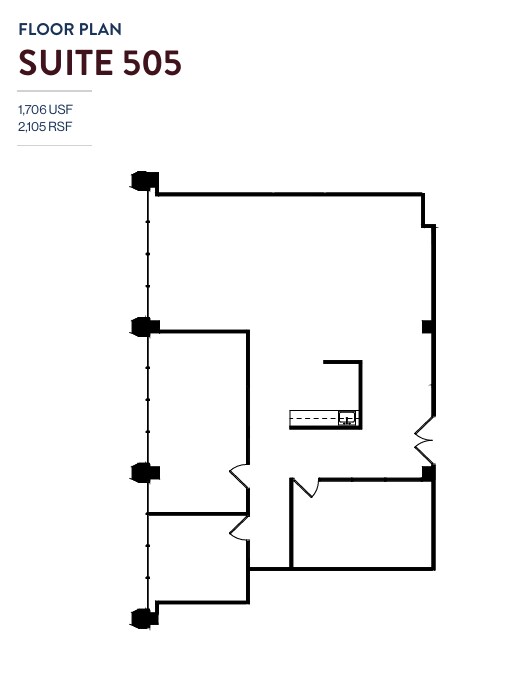 6430 W Sunset Blvd, Los Angeles, CA for lease Floor Plan- Image 1 of 1