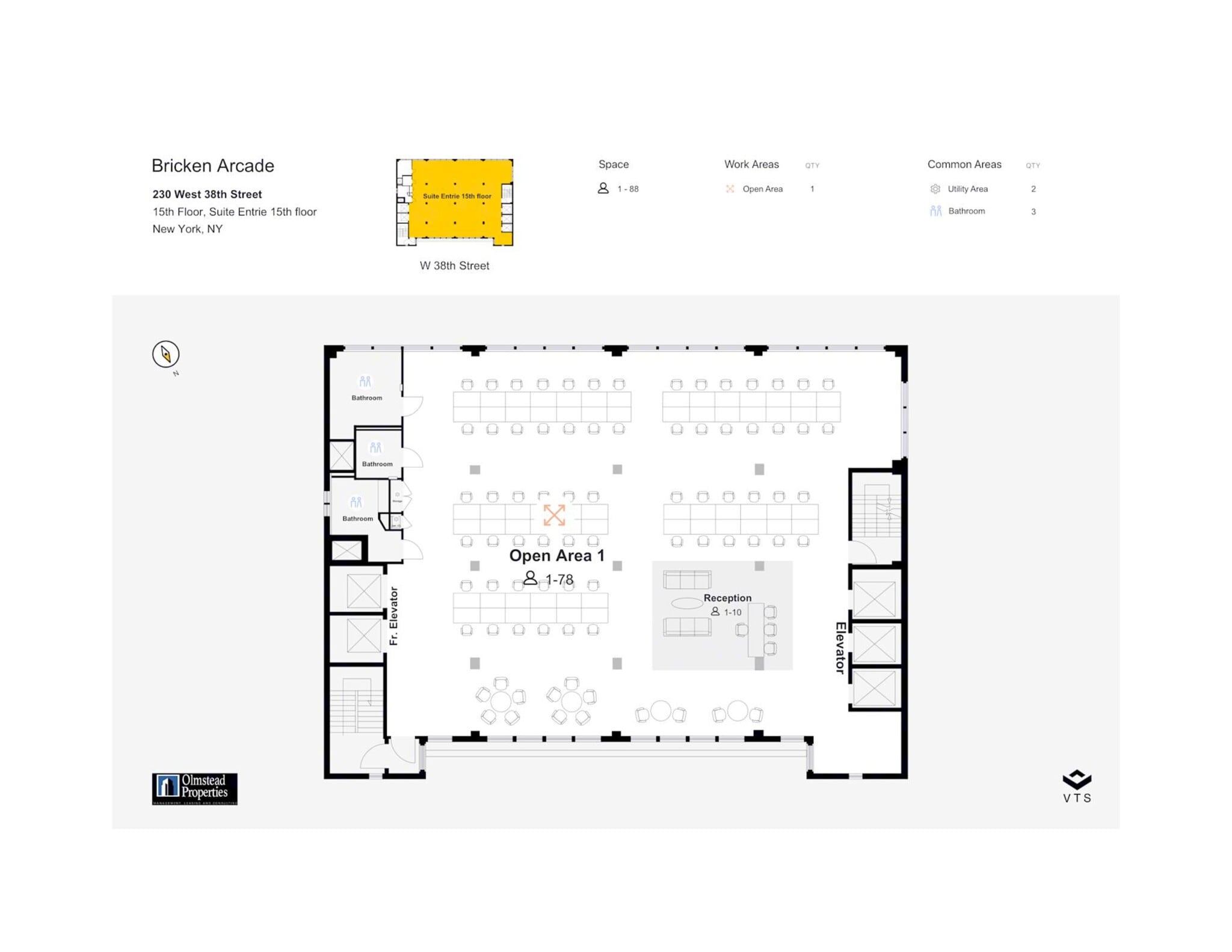 230 W 38th St, New York, NY for lease Site Plan- Image 1 of 3