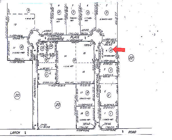 4160 Commercial Dr, Tracy, CA for sale - Plat Map - Image 2 of 11