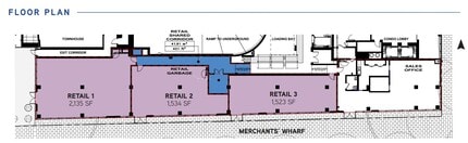 110-118 Merchants' Wharf, Toronto, ON for lease Floor Plan- Image 1 of 1