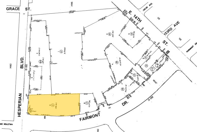 1200 Fairmont Dr, San Leandro, CA for lease - Plat Map - Image 2 of 8